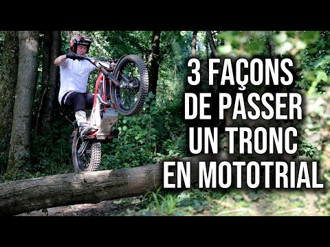 3 WAYS TO GO OVER A TRUNK WITH A MOTO TRIAL !
