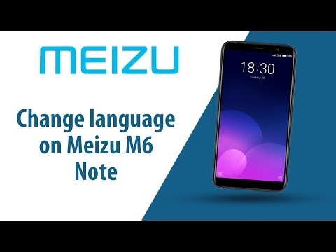 How to change language on Meizu M6 Note?