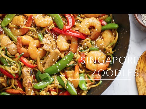 Recipe: Singapore Zoodles – Bold, Veggie-Packed Noodles