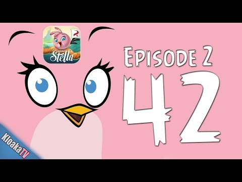 Angry Birds Stella - Level 42 - Episode 2 -  Walkthrough (3 Stars)
