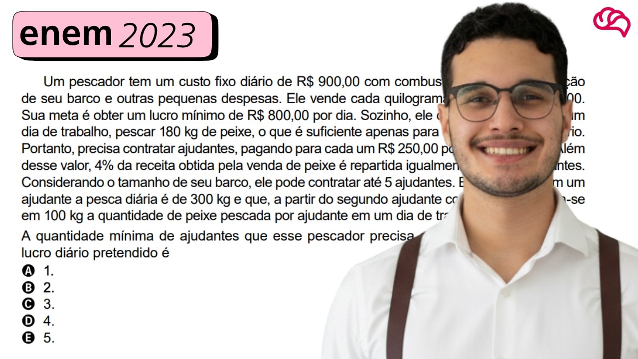 Resolução em Vídeo — Questão 158 ENEM 2023