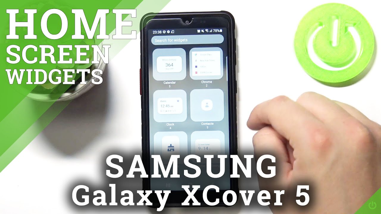How to Add Widgets to SAMSUNG Galaxy XCover 5 Home Screen – Personalize Desktop