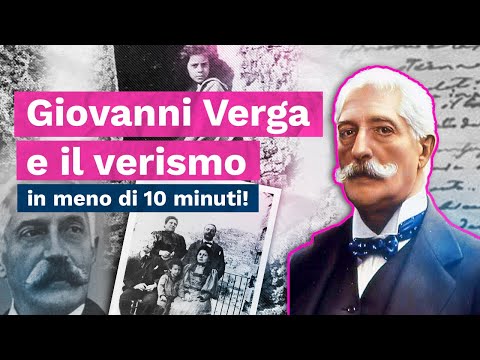 GIOVANNI VERGA e IL VERISMO in meno di 10 MINUTI per la MATURITÀ