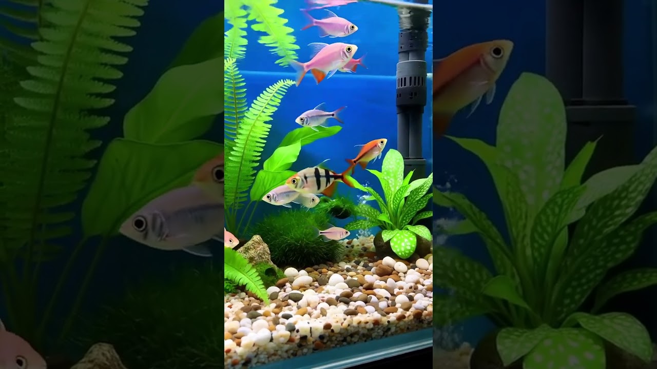 Tropical Aquarium Ambience 🐠 | Seamless Loop for Relaxation, Focus & Sleep #relax #cozynights