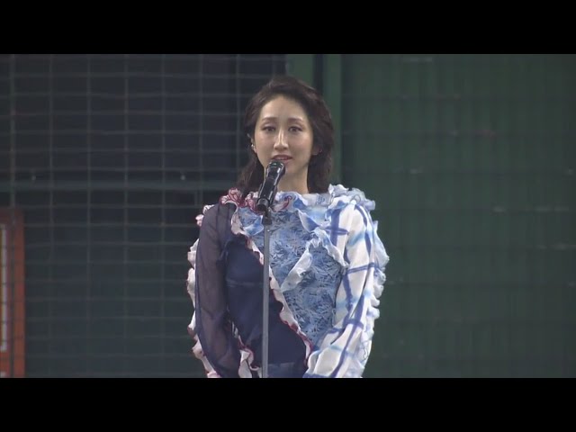 【試合前】Ms.OOJAさんが国歌独唱 2019/7/20 L-B