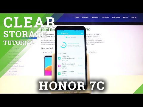Clean Storage on HUAWEI Honor 7C - Free Up Space