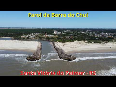 Farol da Barra do Chuí visto de cima | Entre o Brasil e o Uruguai 🇺🇾