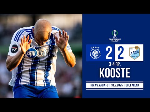 HJK vs Arda FC 2–2 (3–4 rp.) - kooste