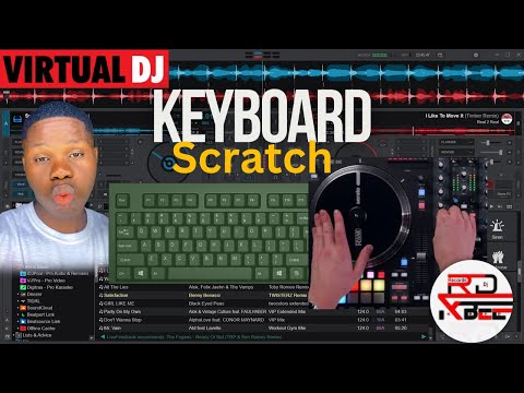 Virtual Dj, How to Scratch like a controller 2025, (Xmas gift)