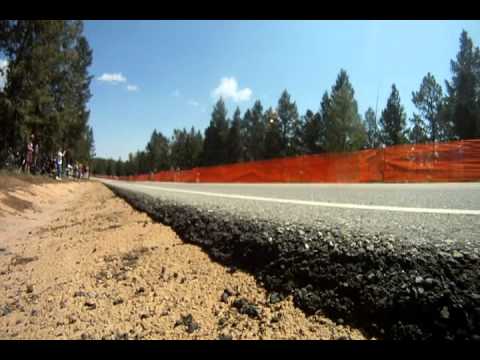 Paul Dallenbach crash at Pikes Peak International Hill Climb 2012