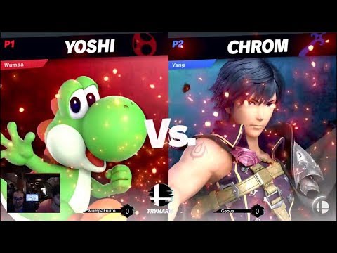 Try Hard Smash #4 - Winners Finals - WumpaFruito (Yoshi) vs TRT|Geova (Chrom, Roy)
