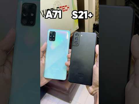 Samsung A71 Vs Samsung S21+ Camera Zoom Test!