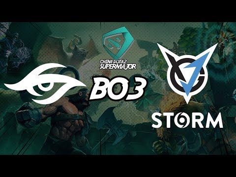 Team Secret vs VGJ Storm Game 1 | SuperMajor 2018 (Bo3)