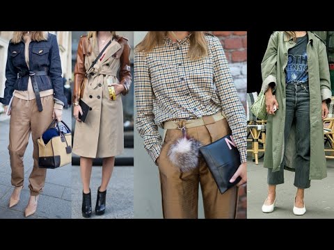 MODA OTOÑO INVIERNO de ESTILO CASUAL /ATUENDOS CASUALES con ROPA de moda 2024 2025  otoño invierno