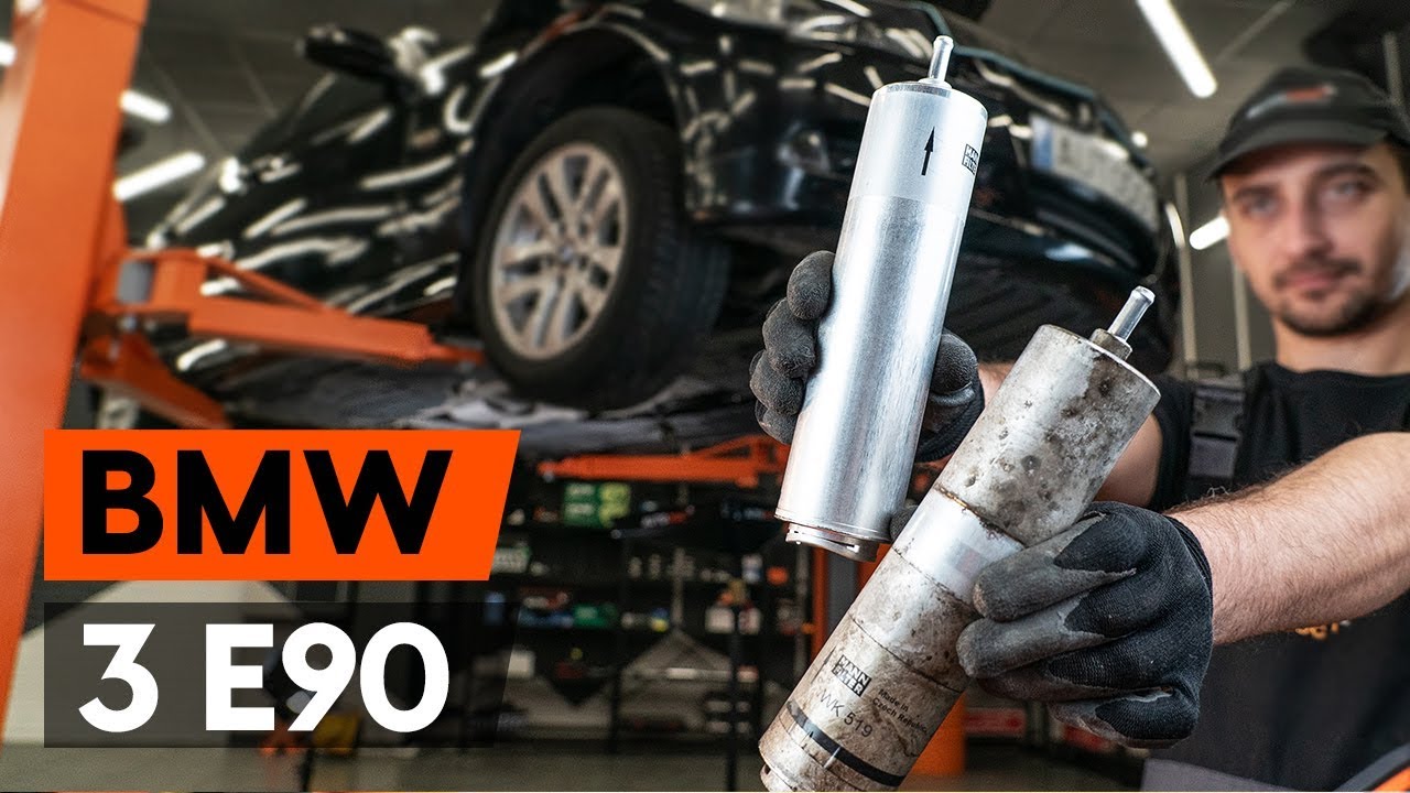 Jak vyměnit palivový filtr na BMW E90 diesel – návod k výměně