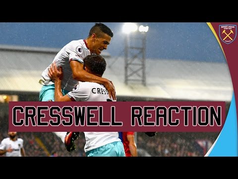 REACTION: CRESSWELL DELIGHTED TO ASSIST WINNING GOAL