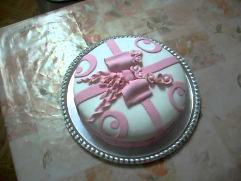 My first fondan cake :)