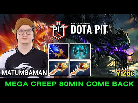 MATUMBAMAN [Dragon Knight] Secret vs Liquid, Dota Pit | MEGA CREEP COME BACK - Dota 2 Pro Gameplay