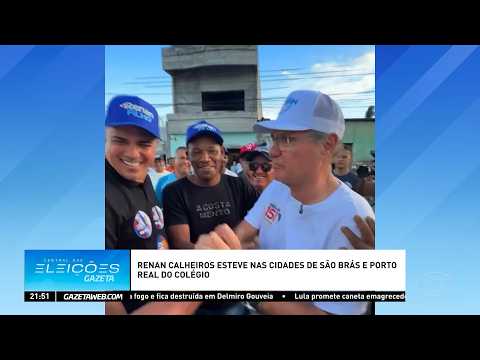 Renan Calheiros cumpre agenda em São Brás e Porto Real do Colégio - 17/09/2026