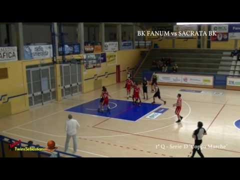 1°- 2°Q BK FANUM vs SACRATA BK 21/04/2017 Serie D Coppa Marche