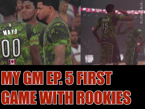 Toronto Raptors MyGM Ep 5: First Game (ft. Okafor & Harrison)!