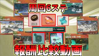 【スプラレイダース】結局どこが最適解？周回ステージ6種の時給比較【検証】
