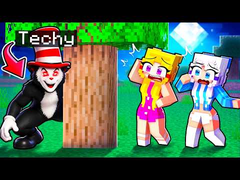 Playing as CAT IN THE HAT To Troll My Friends in Minecraft...