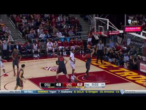 Men's Basketball: USC 92, Oregon St. 66 - Highlights 2/9/17