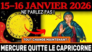 NE FAIS PAS ÇA les 15-16 janvier ! MERCURE quitte le Capricorne – la COMMUNICATION change !