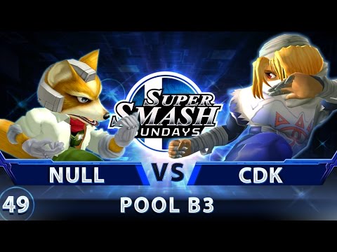 SSS 49 - null (Fox) vs. CDK (Sheik) - SSBM Pool B3 - Smash Melee