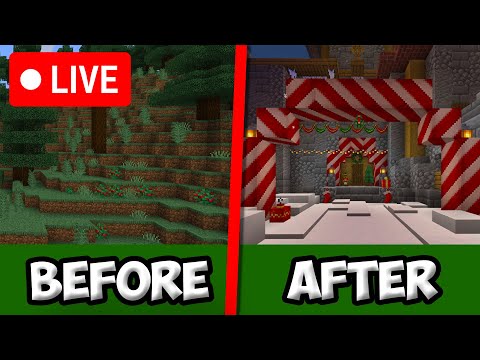 Insane Transformation - Christmas Edition! 🎄☃️ Minecraft Live