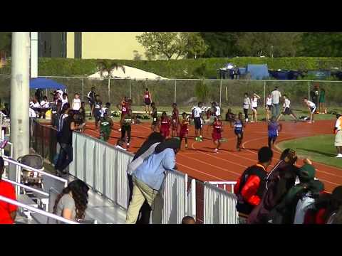 South Qualifier Men 100m Heat 3 @Hallandale High School