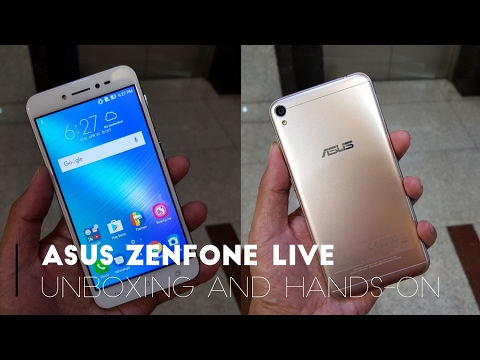 ASUS Zenfone Live Unboxing and Hands-on