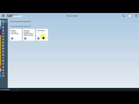 SAP Business ByDesign Fixed Assets
