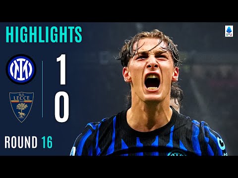 INTER-LECCE 1-0 | HIGHLIGHTS | Pio Esposito Shines at San Siro | SERIE A 2025/26