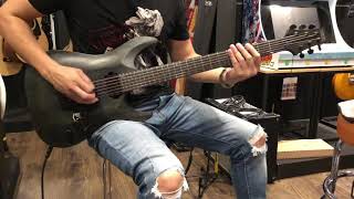 Video thumbnail for Schecter C-1 EX Baritone Apocalypse In Rust Grey Demo by Nafiri Music Jakarta