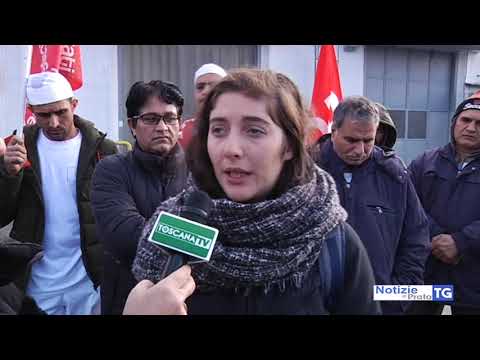 2019-12-06 PRATO - SÌ COBAS,  NOSTRO ISCRITTO PICCHIATO