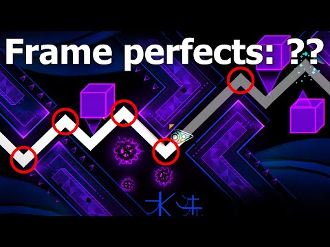 Andromeda with Frame Perfects counter — Geometry Dash