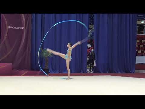 FIG 21st Irina Deleanu Cup 2022 MAS Lai Yun Jo Seniors 2006+ ribbon