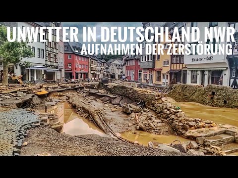 Jahrhundertflut in Deutschland: Die Hochwasser-Katastrophe in NRW & Rheinland-Pfalz