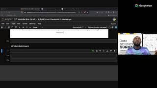 Data Science Sunday - Introduction to ML(Episode 136)