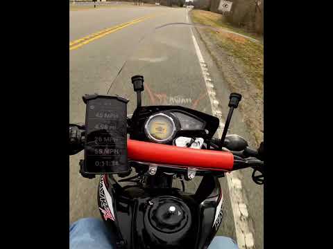 Hawk X 250 0-60 nibbi carb cold air