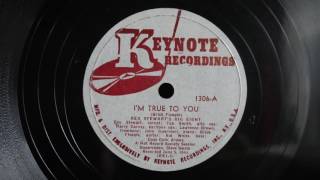 78 RPM - TAB SMITH & HARRY CARNEY....with Rex Smith' Big 8.....1944