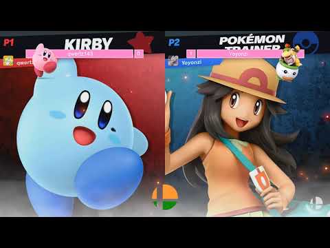qwertz143 (Kirby) vs Yoyonzi (Pokemon Trainer) - SSB India June Online Tournament