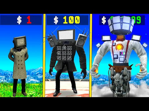 $1 TV MAN to $1,000,000,000 in GTA 5