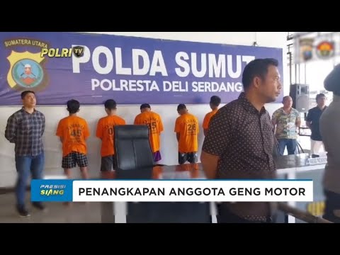 PENGUNGKAPAN GENG MOTOR POLRESTA DELI SERDANG