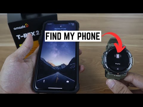 Amazfit T Rex 2 Find my Phone Function