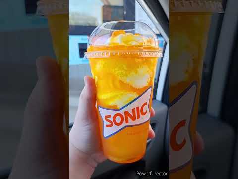 New Orange Cloudsicle Slush Float at Sonic