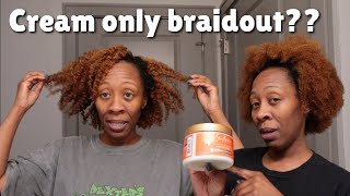 TRYING ANOTHER SHEA MOISTURE PRODUCT!? |Shea Moisture Kalahari Melon Oil Curl Stretch Cream review