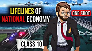 Lifelines of National Economy Class 10 Geography | Full Chapter One Shot | Geography Chapter 7